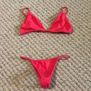 MGS pink bikini set